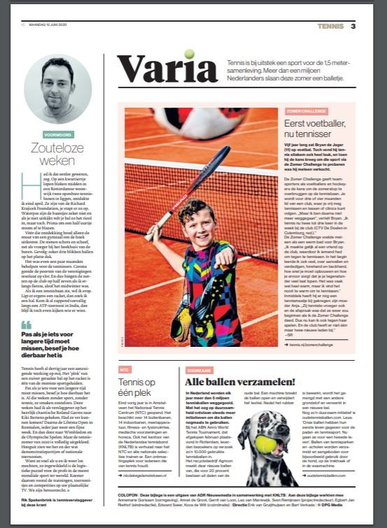 Algemeen dagblad | Oudetennisballen.com